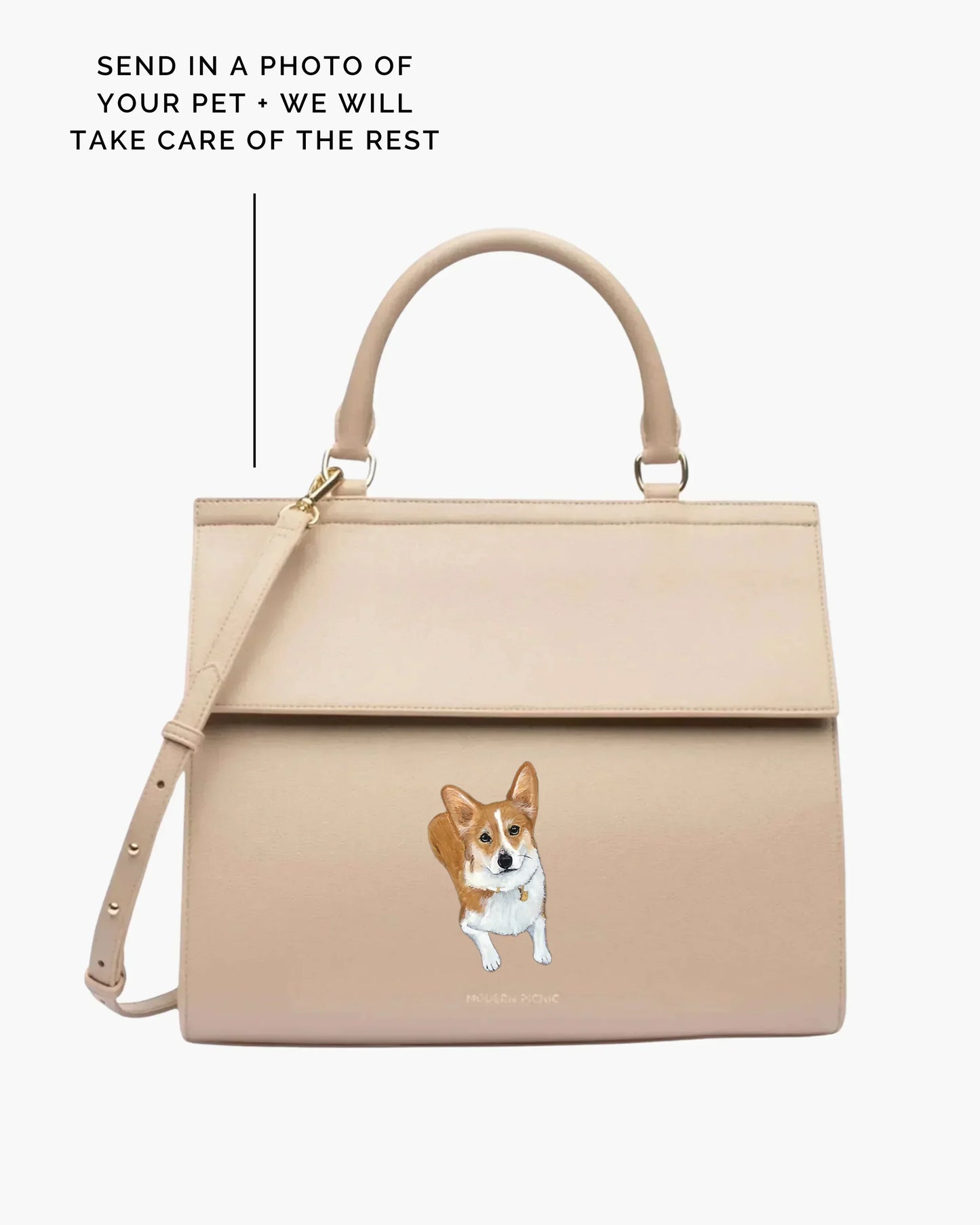 THE PET PORTRAIT LARGE LUNCHER - CREAM