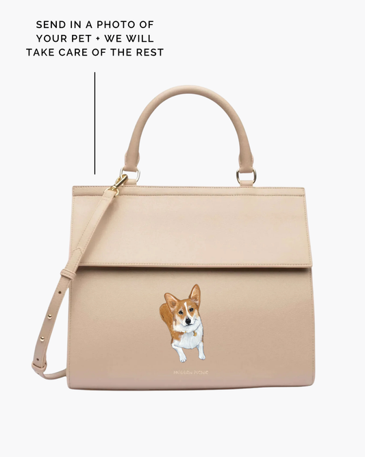 THE PET PORTRAIT LARGE LUNCHER - CREAM