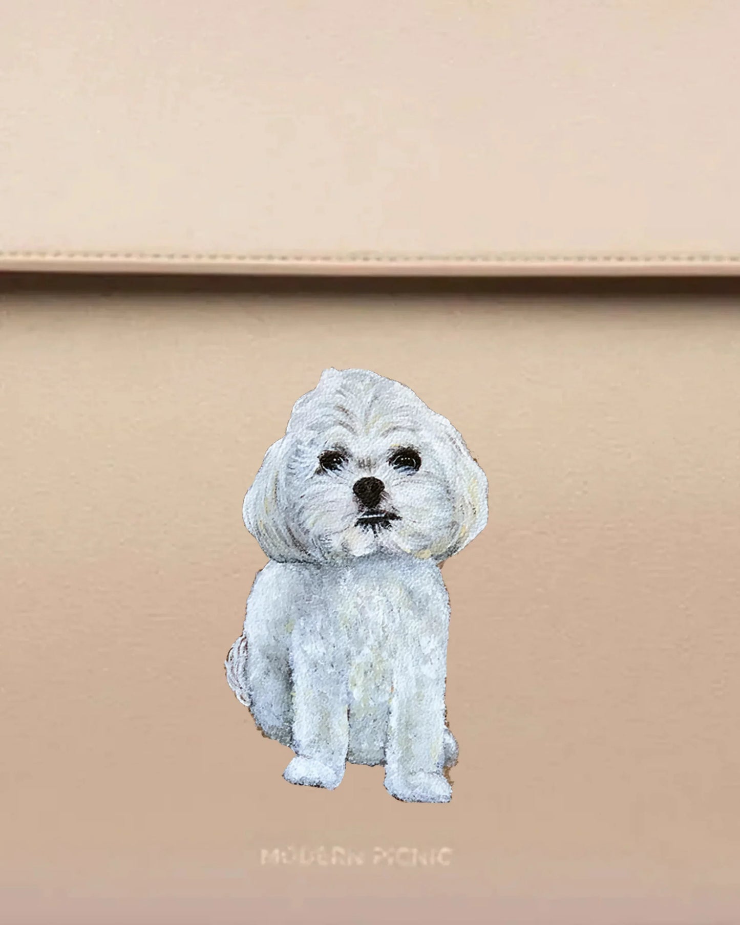 THE PET PORTRAIT LARGE LUNCHER - CREAM