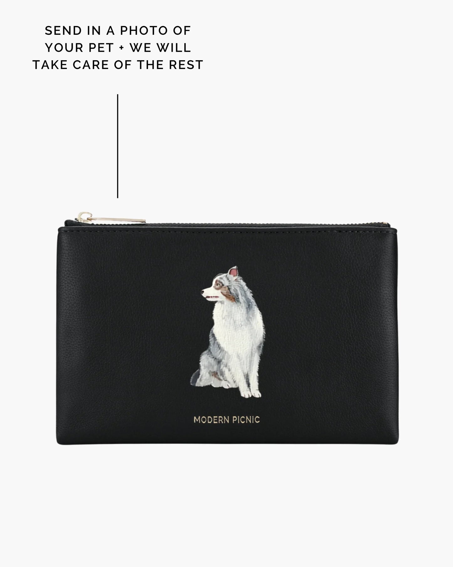 THE PET PORTRAIT SNACKER - BLACK