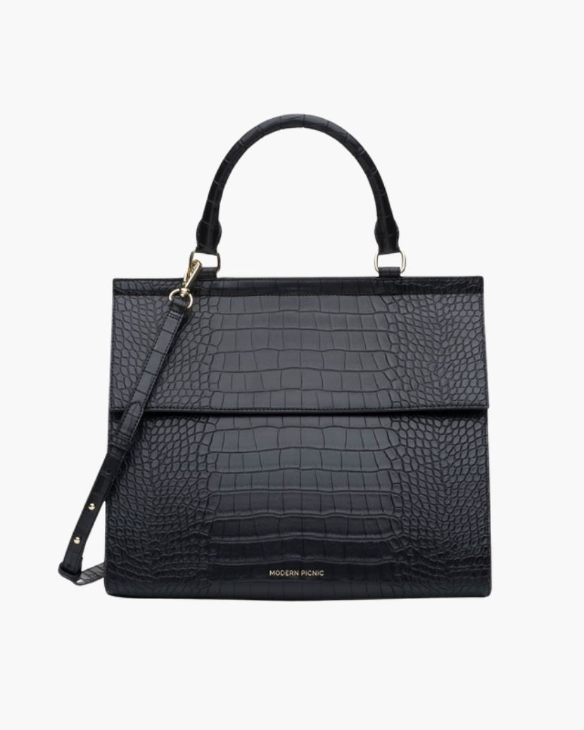THE LARGE LUNCHER - BLACK CROC