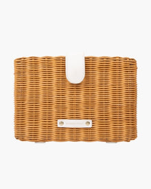THE SNACKER - DARK WHITE WICKER