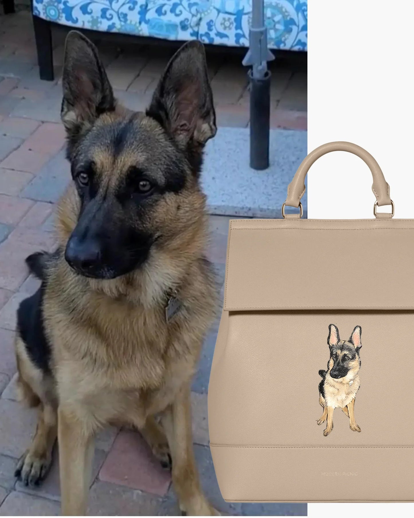 THE PET PORTRAIT BACKPACK - CREAM