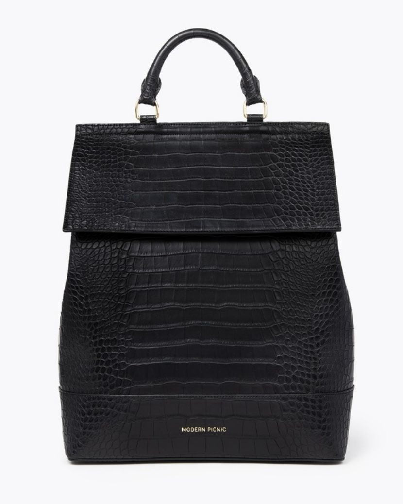 THE BACKPACK - BLACK CROC