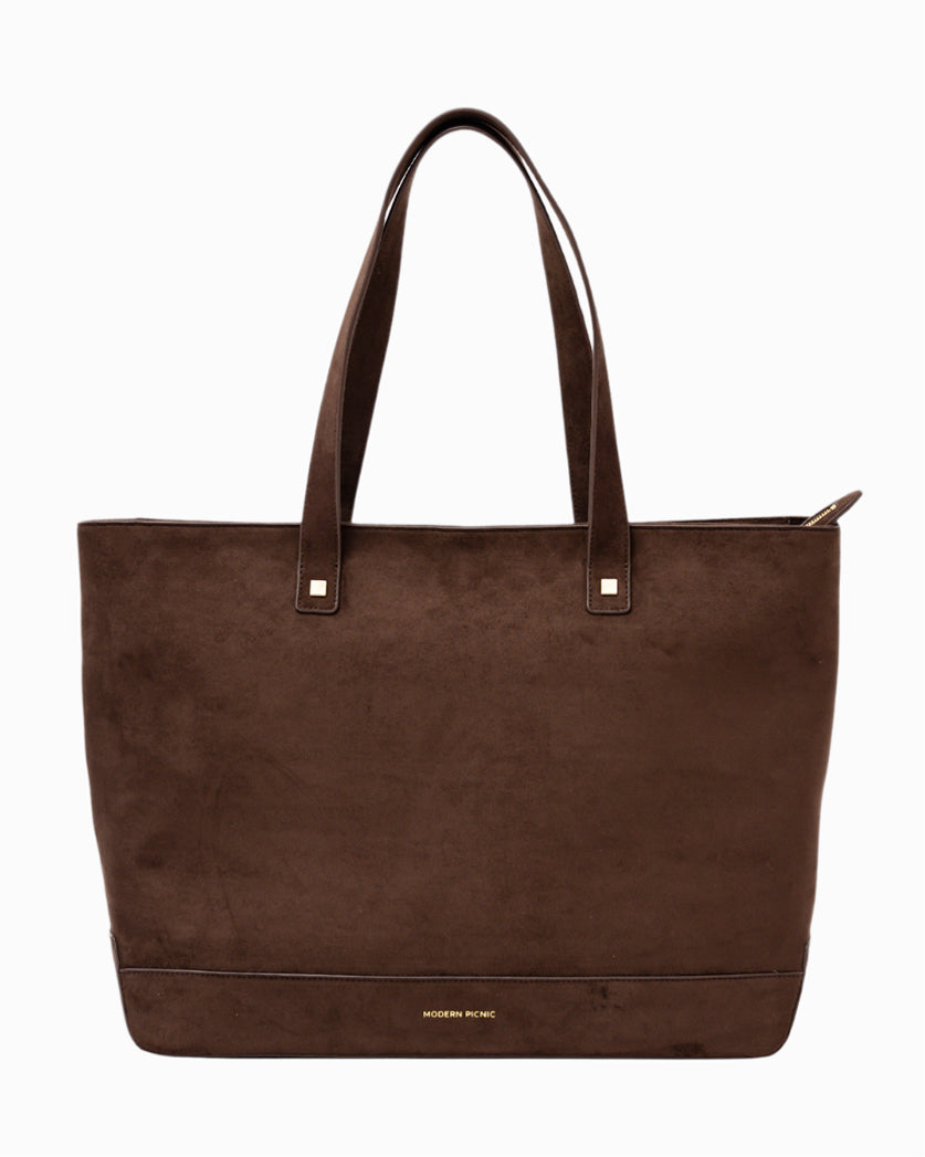 THE TOTE - BROWN SUEDE