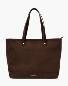 THE TOTE - BROWN SUEDE
