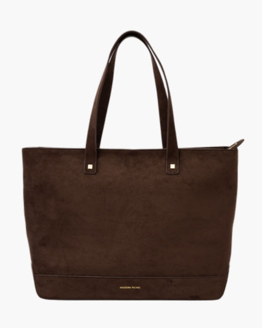 THE TOTE - BROWN SUEDE