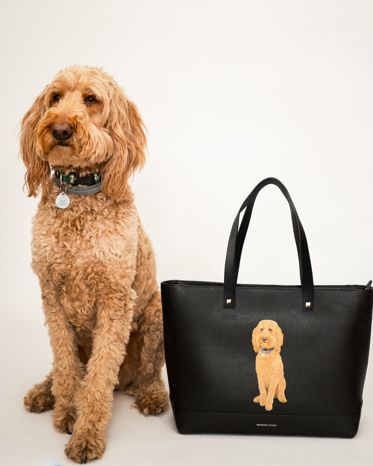 THE PET PORTRAIT TOTE - BLACK