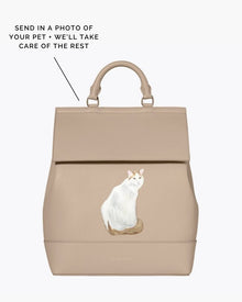 THE PET PORTRAIT BACKPACK - CREAM