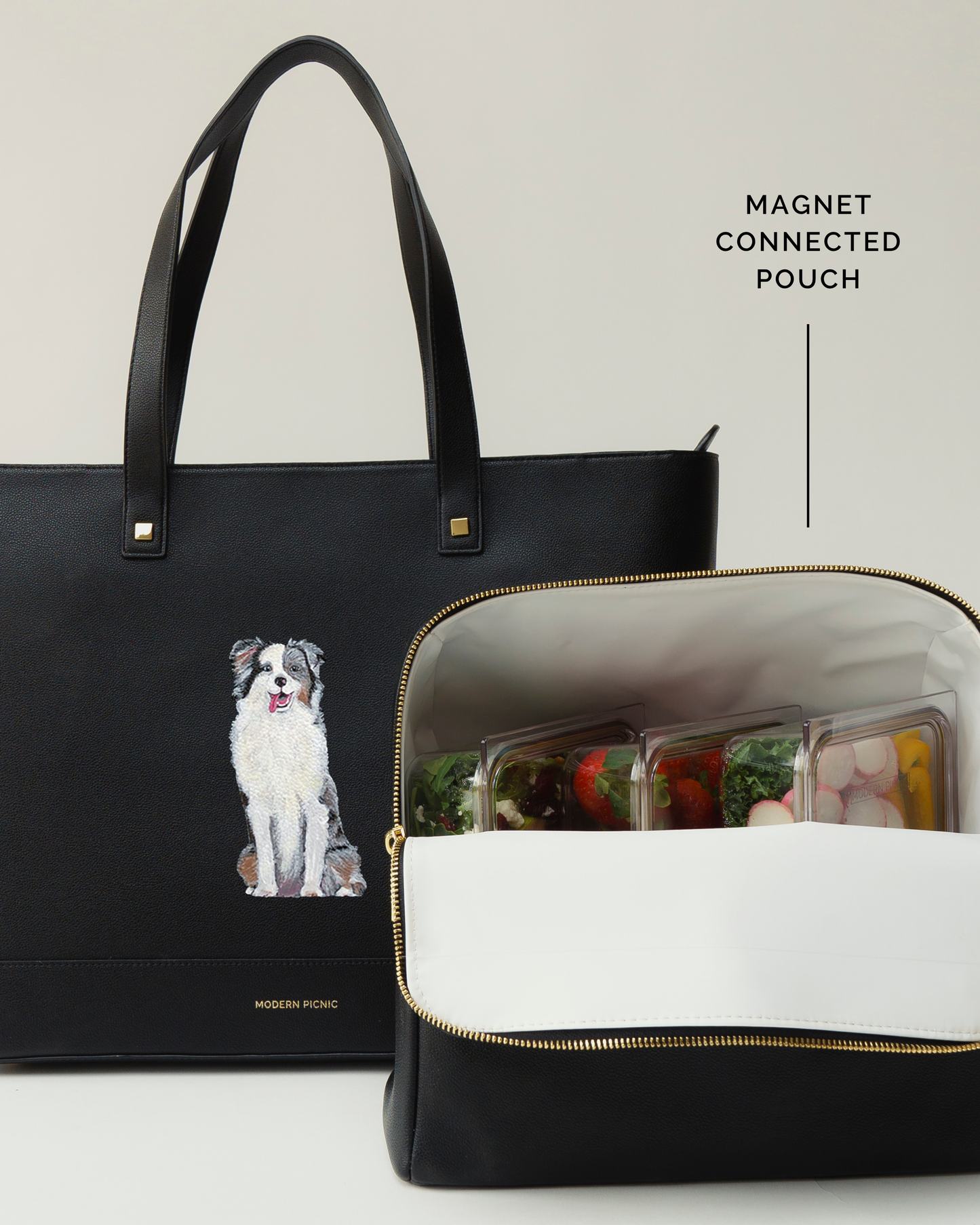 THE PET PORTRAIT TOTE - BLACK