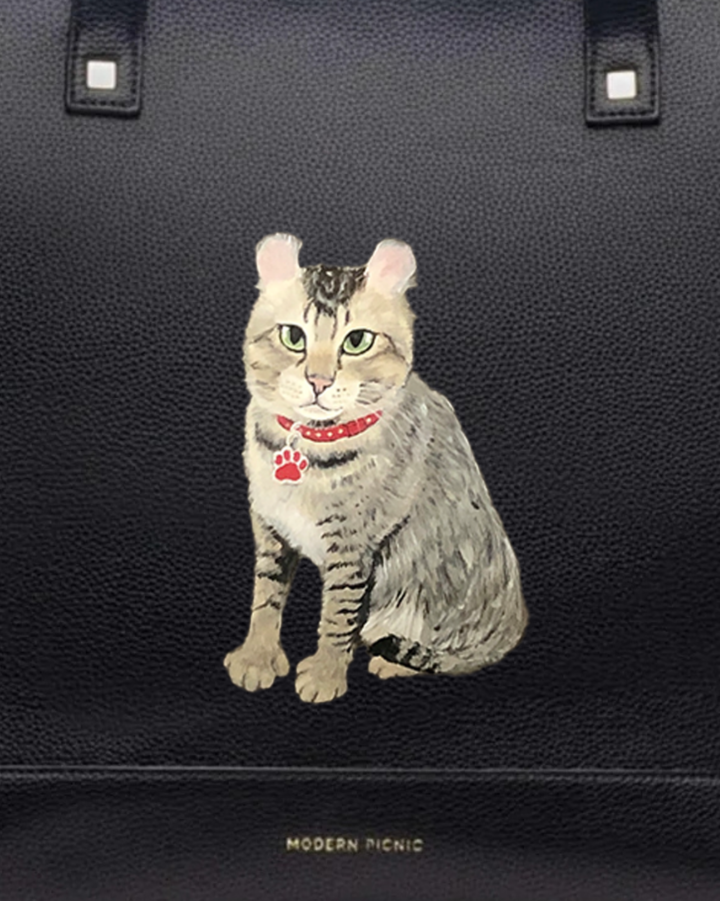 THE PET PORTRAIT TOTE - BLACK