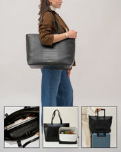 THE TOTE - BLACK CROC