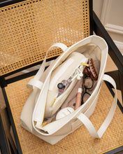 THE TOTE - WHITE CANVAS