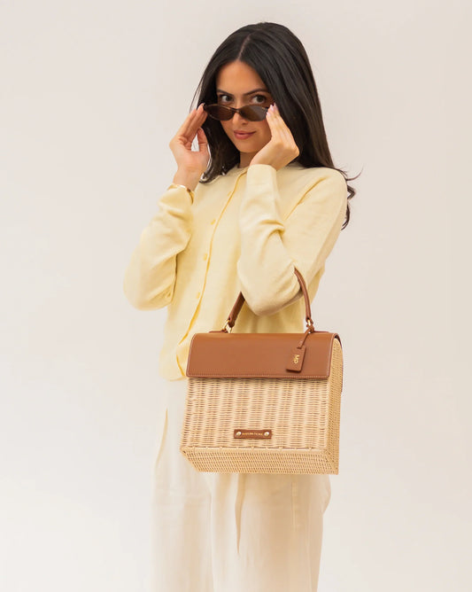 THE LUNCHER - LIGHT BROWN WICKER