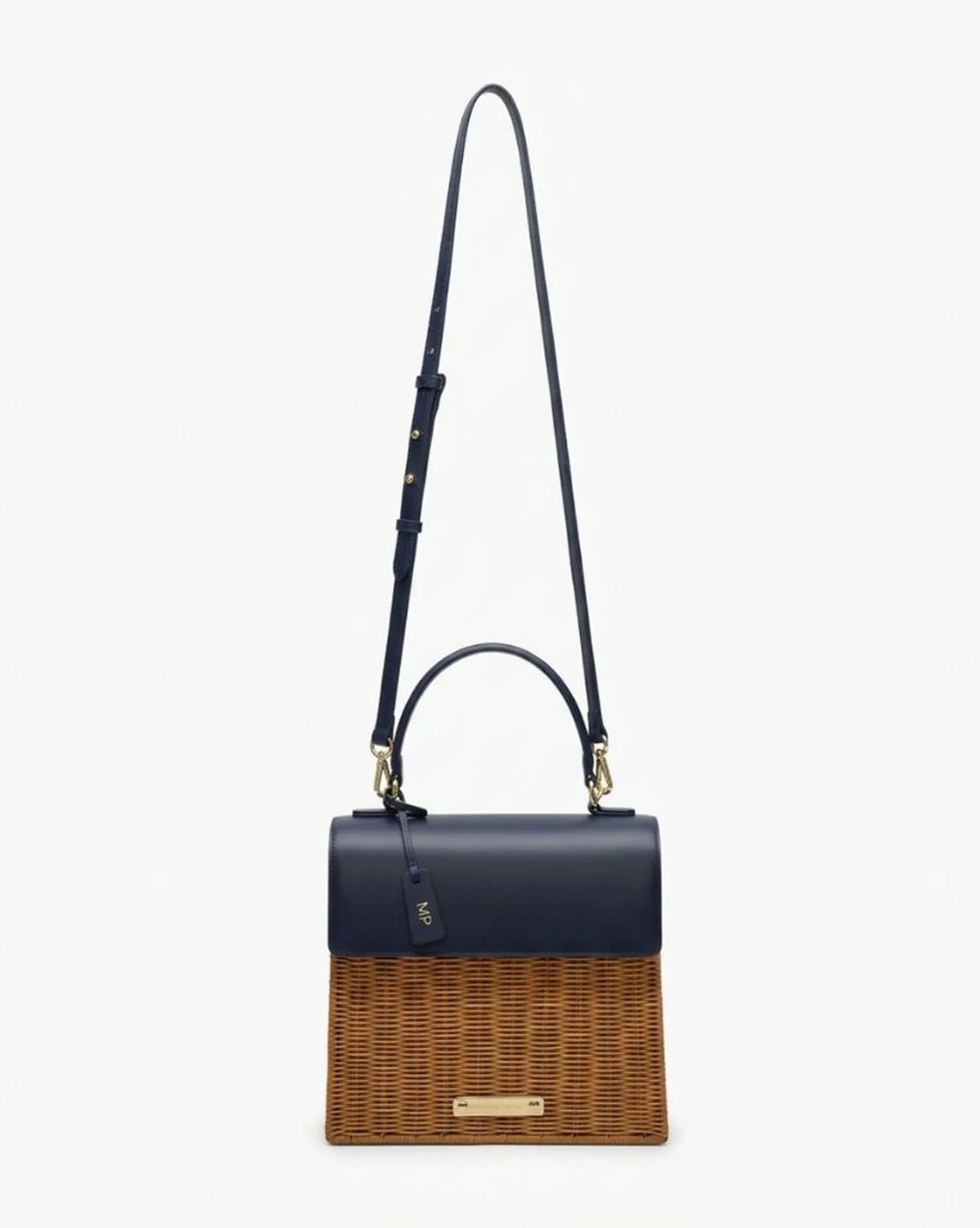 THE LUNCHER - NAVY WICKER