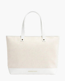 THE TOTE - WHITE CANVAS