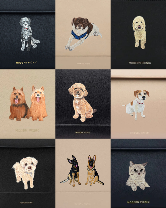 THE PET PORTRAIT TOTE - BLACK