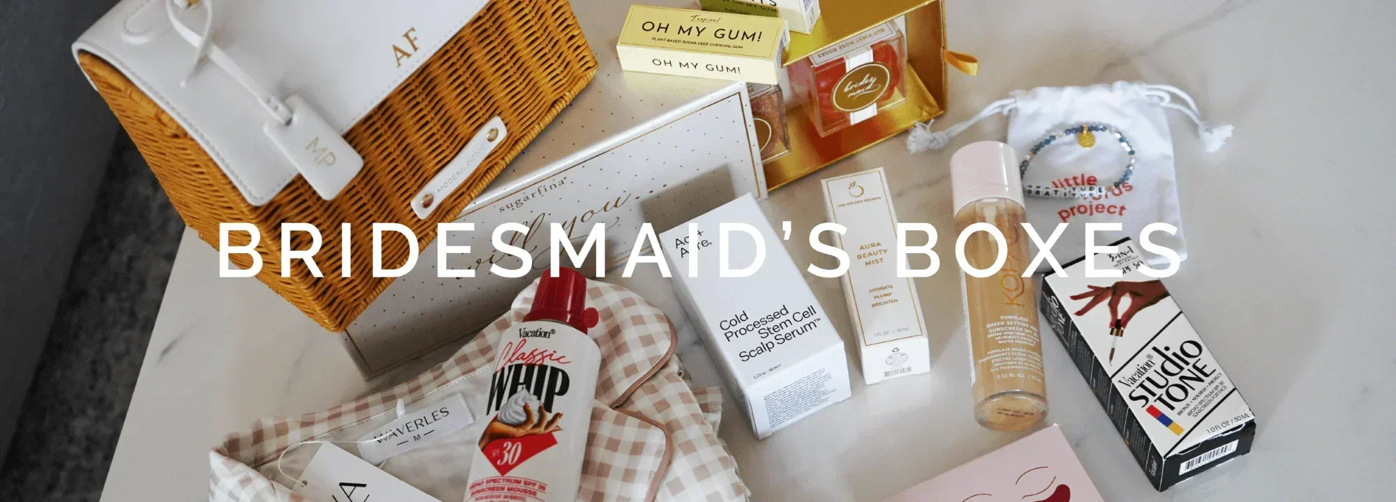 The Perfect Bridesmaids’ Bundle — Feat. Our Monogrammed Wicker Mini