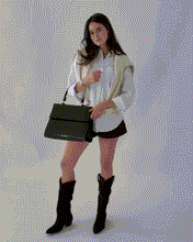 THE LARGE LUNCHER - BLACK CROC