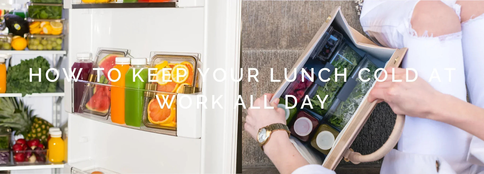 Keep lunch cool at work with insulated lunch bag and fresh food prep