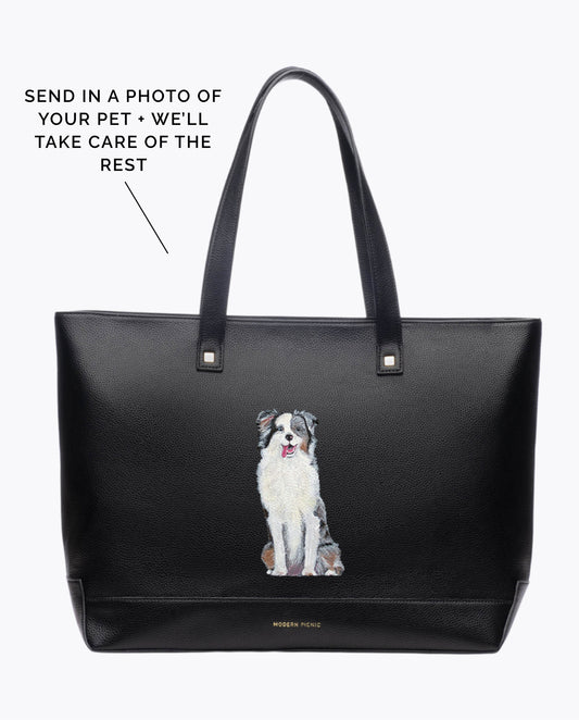 THE PET PORTRAIT TOTE - BLACK