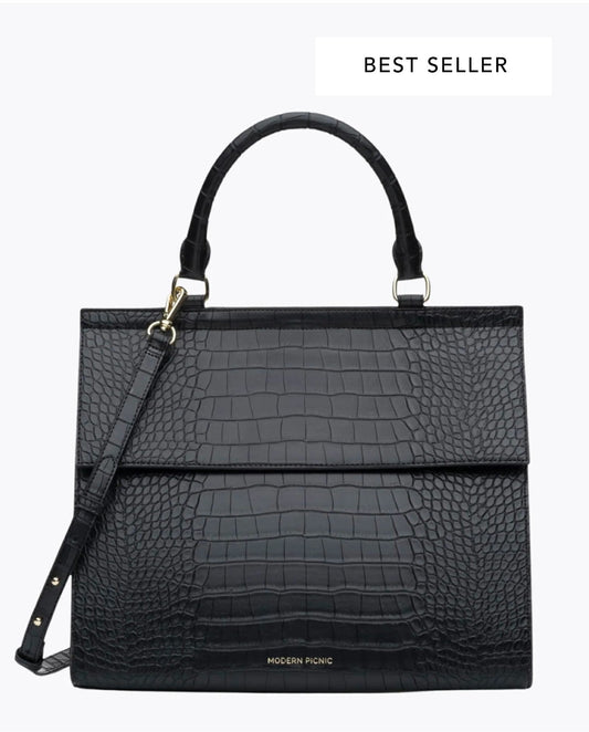 THE LARGE LUNCHER - BLACK CROC