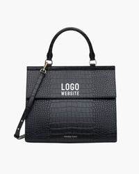 THE LARGE LUNCHER - BLACK CROC - CORPORATE GIFTING
