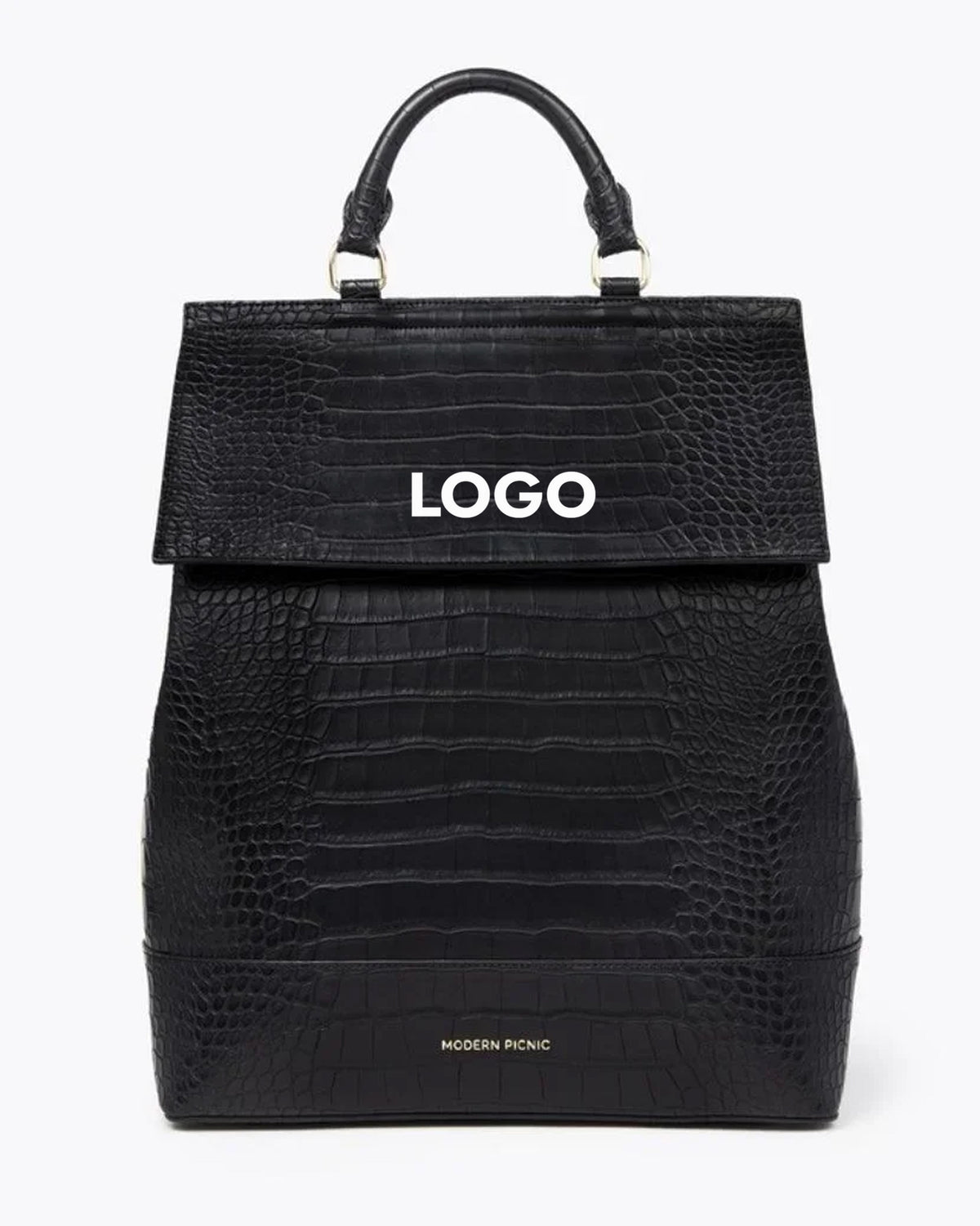 THE BACKPACK - BLACK CROC - CORPORATE GIFTING