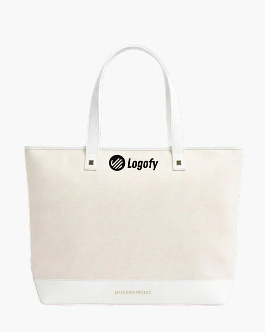 THE TOTE - WHITE CANVAS - CORPORATE GIFTING