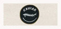 THE SNACKER - WHITE CANVAS CAVIAR