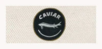 THE SNACKER - WHITE CANVAS CAVIAR