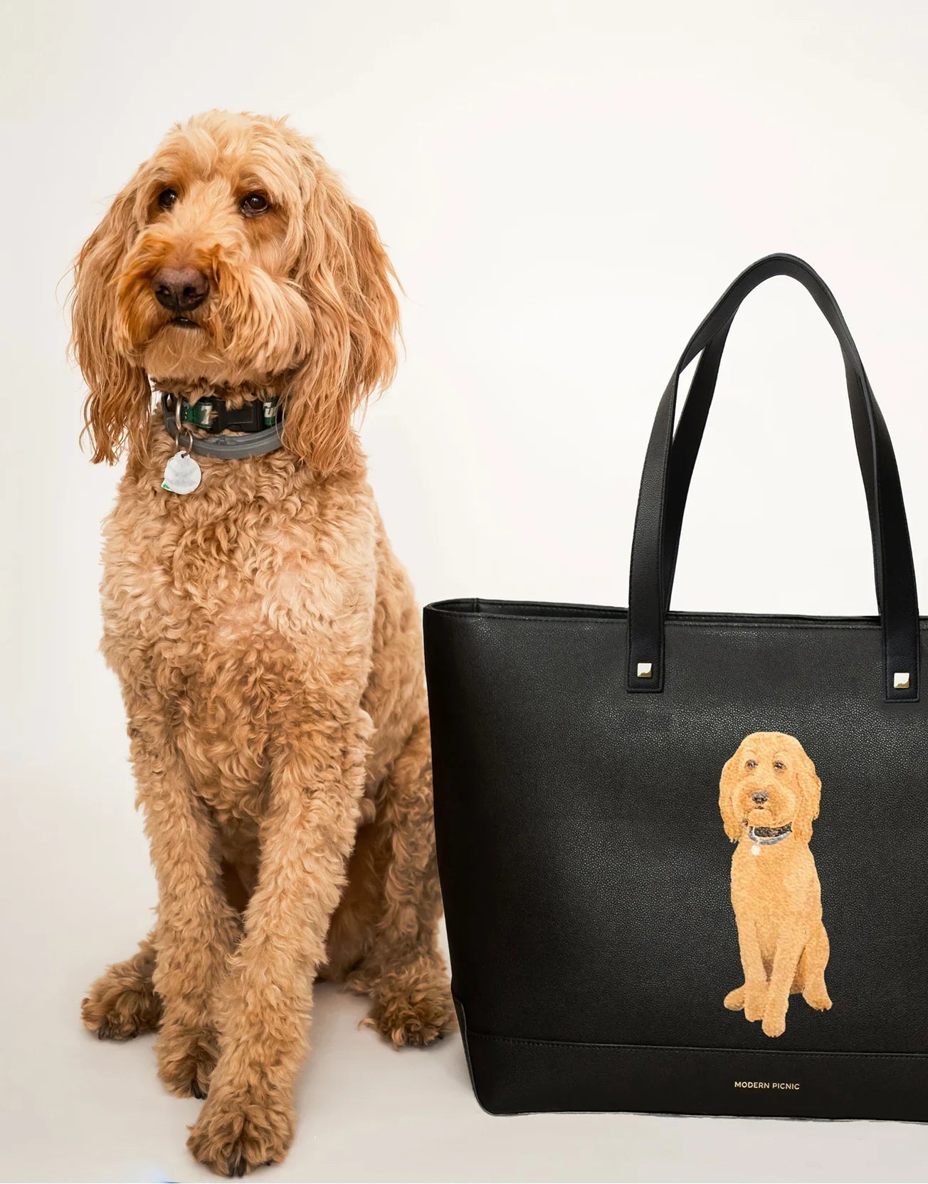 Dog Tote | Hand Painted Pet Collection – Modern Picnic