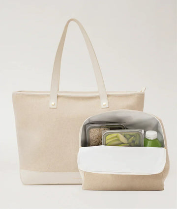 THE TOTE - WHITE CANVAS