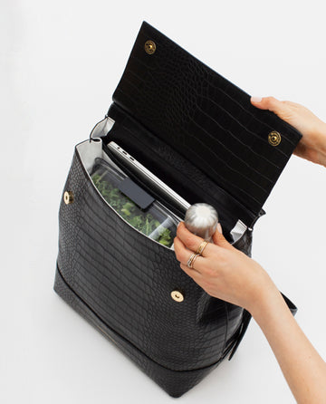 THE BACKPACK - BLACK CROC