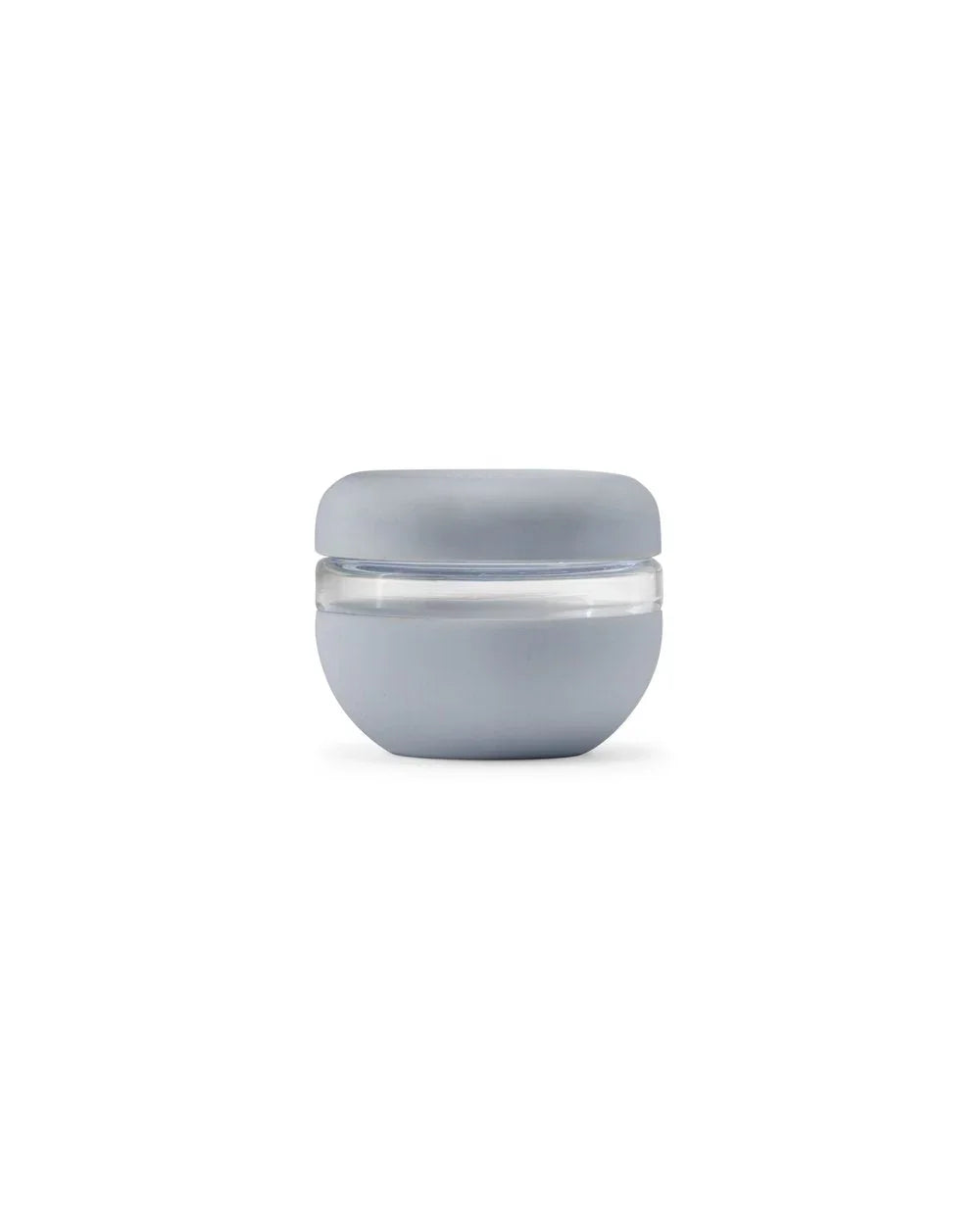 Slate grey airtight 16oz lunch bowl with transparent band, minimalist modern food container