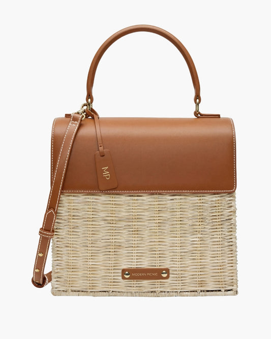 THE LUNCHER - LIGHT BROWN WICKER