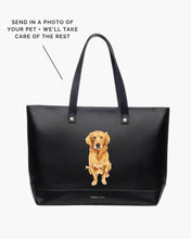 THE PET PORTRAIT TOTE - BLACK