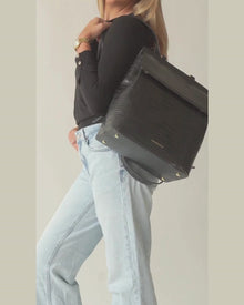 THE BACKPACK - BLACK CROC