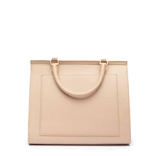 Back view of cream pet portrait large luncher bag