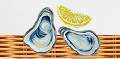 NATURAL WICKER OYSTER